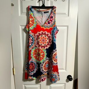 Suvimuga Mandala Sleeveless Dress Large